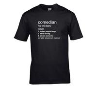Men's Comedian Definition Mens Christmas Mens Gift Idea Comic Comedy Job Stand-Up Birthday T-Shirts Black XL