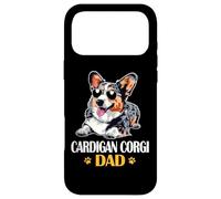 Mens Cool Cardigan Corgi Dad Blue Merle Corgi Lover Coque pour iPhone 17 Pro Max