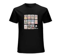 Men's Copa Black Moustache Dream Team Crew Neck Tee Mens T Shirt 100% Cotton Size Medium BNWT Black Size L