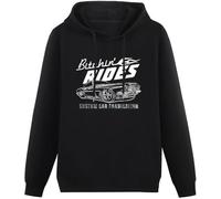 Men's Cotton Hooded Bitchin' Rides Custom Car Fabrication Men's Hoody Black Size L