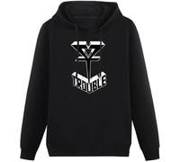 Men's Cotton Hooded Trouble Hooded Band Logo Doom Metal Mens Hoodie Size L