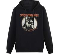 Men's Cotton Hooded Whitesnake Slide It in Cotton Pullover Long Sleeve Hoody Sweatshirts Size L