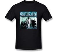 Men's Counting Crows T-Shirt Vintage Gift Unisex Black Tee Manches Courtes(3X-Large)