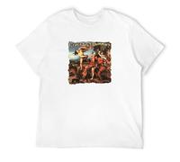 Men's Crash Test Dummies Printed Tee Graphic Top Shirt T-Shirts White M