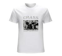 Men's Crass Bloody Revolutions Mens Punk Rock Anarchy T-Shirts White 3XL
