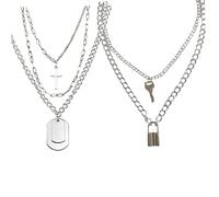 Mens Cross Elegant Fashionable Necklace Sweater Chain Accessory Jewelry