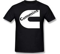 Men's Cummins Short Sleeve T-Shirt Adult Tee Shirts Black XL
