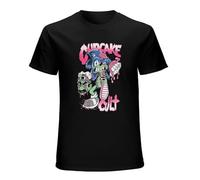 Men's Cupcake Cult Fashion T Shirts Black XXL