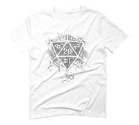 Men's D20 of Power Graphic Unisex Men Tees T-Shirts White 3XL