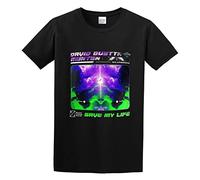Men's David Guetta Save My Life Cotton T Shirt Black L