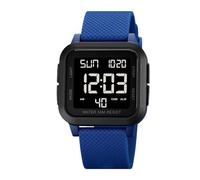 Mens Digital Sport Watch - 9,8 x 1,6 cm Water-Resistant LED Backlight Square Display | Fitness, Running, Outdoor Adventure, Travel, Hiking, Diving, Daily Work, Athletic Training, And Active Lifestyle