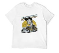 Men's Discrete Jerry Reed Snowman Smokey and The Bandi T-Shirts White M