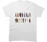 Mens Downton Birthday A Graphic Portraits Unisex Sleeve Tee Cotton T-Shirt for Friends Mothers Day Multicolor(Large)