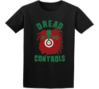 Men's Dread at The Controls As Worn by Joe Strummer T Shirt Print Tees Short Sleeve O Neck Black 3XL