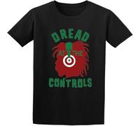 Men's Dread at The Controls As Worn by Joe Strummer T-Shirt Print Tees Short Sleeve O Neck Black M