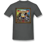 Men's EarthGang Fashion T-Shirts Short Sleeve Tops Tees Manches Courtes(Medium)