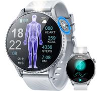 Men's Ecg Smartwatch: 1.56 Inch Amoled Men's Smart Watch Hrv Bluetooth Call Led Flashlight Waterproof Fitness Tracker Sport Watch For Android Ios