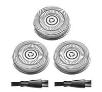Men's Electric Shaver Replacement Heads Compatible with SweetLF Electric Razor SWS7105 SWS7105BK, 3 Replacement Blades(Blades Only), 2 Cleaning Brush