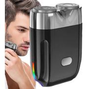 Men's Electric Shavers, Double Ring Floating Mesh Foil Shaver, 2.75 Inch Comact & Travel Friendly Design, Trimmer Portable Man Razor Precision Grooming for Lifestyle, Leg, Armpit, Chest, and Body Hair