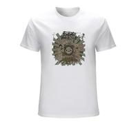 Men's Enter Shikari Electronic Rock Indie Band T-Shirts White 3XL