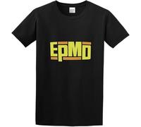 Men's EPMD Logo Old School York City Hip Hop Strictly Business O-Neck Cotton T Shirt Manches Courtes(3X-Large)