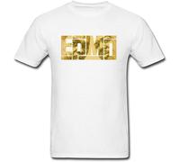Men's EPMD Oliver Barret Logo T Shirt O-Neck Funny Tee Short Sleeve White M