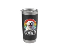 Mens Every Snack You Make Retro Vintage Great Pyrenees Lover Gobelet isotherme en acier inoxydable double paroi