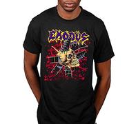 Mens Exodus Only Death T-Shirt Bonded by Blood Let There Be Blood Metal