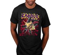 Mens Exodus Only Death T-Shirt Bonded by Blood Let There Be Blood Metal Black XL