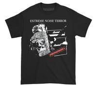 Men's Extreme Noise Terror Phonophobia Tee T shirtBlackL