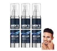 Men's Face Moisturizer,6-in-1 Anti Aging Face Cream for Men with Shea Butter,Reduces Wrinkles,Dark Spots & Eye Bags,After Shave Lotion for All Skin Types,Daily Hydrating Nourishing Skincare (3PCS)
