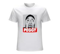 Men's Face Peggy Gou Peggy Gou DJ Peggy Gould House Music EDM T-Shirts White M