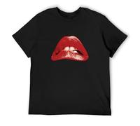 Men's Farier Rocky Horror Picture Show Lips T-Shirts Black S