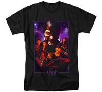 Men's Farscape 20 Anni Collage Autorizzato T-Shirt Men's Fashion Casual Cool Tee Shirts O Neck Tee Black S