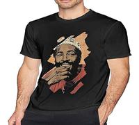 Mens Fashion Marvin Gaye Tshirt Black L