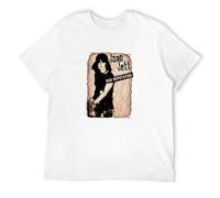 Men's Fashion Mens Joan Jett Bad Reputation Custom Design Crew Neck T-Shirts White M