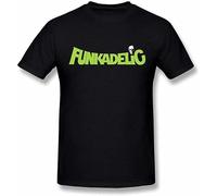 Men's Fashion Parliament Funkadelic Skull T Shirt Black 3XL