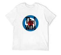 Men's Fashion Shirt Plastic Head Who The Classic Target Casual T-Shirts White 3XL
