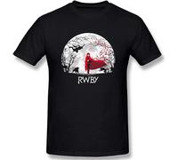 Men's Fashion Shirt R-Wby Short Sleeve T Shirt Black XXL