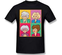 Men's Fashion Shirt The G-Olden-Girls Short Sleeve T Shirt Manches Courtes(3X-Large)