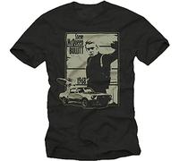 Mens Fashion Steve Mcqueen Bullitt Music Print T-Shirts Black L