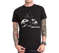 Men's Fashion T-Shirt Chimaira The Impossibility of Reason Punk Rock Short Sleeve T Shirts Casual Summer Dress Printed Tops Black S