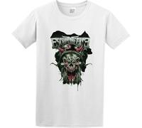 Men's Fashion T Shirts Escape The Fate Chosen Short Sleeves White Manches Courtes(Medium)
