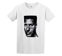 Men's Fashion T Shirts Etienne Daho Paris Ailleurs Tour Soul Twin Needle Sleeves and Hem White 3XL