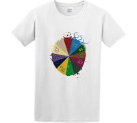 Men's Fashion T Shirts Homestuck God Tier Symbols Game Short Sleeves White Manches Courtes(XX-Large)