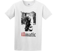 Men's Fashion T Shirts Isb Products Ill Street Blues Golden Era Real Hip Hop Illmatic Pure Cotton is More Hygroscopic White Manches Courtes(XX-Large)