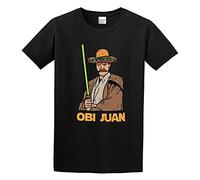 Men's Fashion T Shirts Obi Juan Cinco De Mayo Mexican Obiwan Kenobi Comfortable Fabrics to accompany You All Summer Black XXL