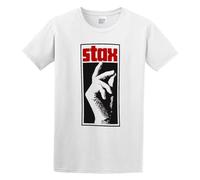 Men's Fashion T Shirts STAX Memphis Tennessee Records Booker Albert King Otis Redding Pure Cotton is More Hygroscopic White M
