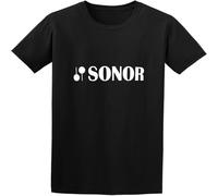 Men's Fashion T Shirts The Drums Sonor Soft and Light Black L