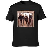 Men's Fashion T Shirts The Highwaymen The Road Goes on Forever Cool and Breathable Black Manches Courtes(Medium)
